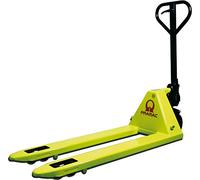 Transpallet Idraulico 'Gs Basic 22S4' Telaio Verniciato Con Polveri Di Poliestere A 250° Che Garantisce La Massima Resistenza All'Usura. Propulsione Manuale, Sistema Di Guida Ad Accompagnamento. Carico Assi Anteriore Kg. 680, Carico Assi Posteriore Kg. 1