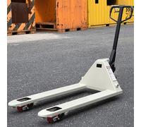 Transpallet Manuale 3 Ton, Carrello Sollevatore con Forche Rinforzate e Ruote in Nylon, Piccolo Transpallet Industriale, Adatto per Magazzini e Fabbriche(48.0x27.0 in/122x68.5 cm)
