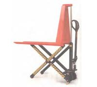 Transpallet sollevatore pantografo manuale singolo stelo forche grande alzata mm