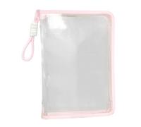 Transparent A4 File Bag - Document Bag Pouches| A4 Document Storage Zipper Pouch |Waterproof File Organizer | Portable Paper Holder With Closure|Pouch With Fastener|Waterproof Large Capac