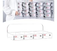 Transparent Acrylic Mobile Phone Storage Cabinet with 40 Lockable Compartments for Classrooms, Meeting Rooms, Offices, And Gyms - Ideal for nized And Secure Device Management
