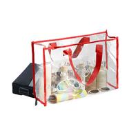 Transparent Beach Bag - Clear PVC Carry Bag | Waterproof Large Tote