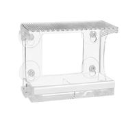 Transparent Bird Feeder - Acrylic Suction Cup Holder, Weatherproof Window Feeder For Bird Watching, With Clear Visibility, Wildlife Observation Tool, Garden Porch Balcony Use