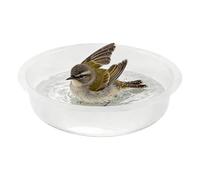 Transparent Bird Feeder, Round Treat Bowl Replacement, Bird Feeding Tray with Stable Design Feature, Outdoor Feeding Accessory with Easy Clean, Tray for Sparrow Finch Lovebird Garden Park