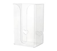Transparent Carton - Tissue Box Cover For Wall | Walls Mounted Tissue Box Holder, Rectangular Walls Tissues Boxes Holder, Wall Tissues Holders For Living Room, Bathroom, Kitchen Room
