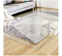 Transparent Chair Mat for Office 60x90/100x120cm Non-Slip Floor Protector for Low-Medium Pile Carpets Clear Desk Mat 100x140cm/39.4 * 55in & Scratch-Resistant