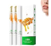 Transparent Colorless Moisturizing Lip Plumping Essence, Honey Moisturizing Lip Essence,Lip Plumping Serum,Honey Nourishing Lip Oil Moisturizer Stick (3pcs)