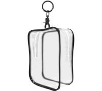 Transparent Doll Display Bag, Keychain Bag, Multifunction Square Display Bag, Square Model Display Bag, Figure Display Keychain Bag, Portable Display Bag, Keychain Organizer, Display Bag for Figures