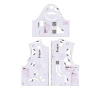 Transparent French Curve Ruler Craft Tailor - 1:3 Cloth Design Ruler