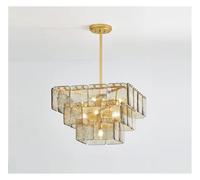 Transparent Glass Classical Pendant Light High Ceiling Home Decoration LED Pendant Light