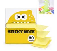 Transparent Glitter Sticky Notes 480 Sheets See-Through Memo Tabs (1PCS-A)