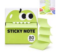 Transparent Glitter Sticky Notes 480 Sheets See-Through Memo Tabs (1PCS-E)