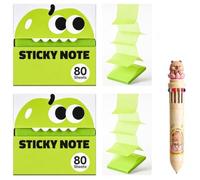 Transparent Glitter Sticky Notes, Pull-Out Pad Strong Adhesion, No Residue (#2)