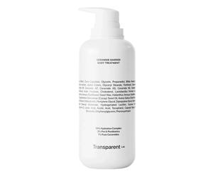 Transparent Lab Ceramide Barrier Body Treatment Trattamento Corpo con Ceramidi 400 ml