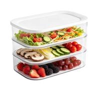 Transparent Large-Capacity Refrigerator Storage Box For Fridge Leakproof | Food Storage Containers Refrigerator Container Fruit Storage For Flour Sugar Beans Tomatoes Lettuce