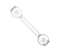Transparent No-Drill Childproof Cabinet & Drawer Lock | Multi-Purpose Baby Proofing Strap Latch For Doors, Cabinets, Drawers, Appliances, And More | Secure, Easy-to-Use, And Durable Design For Home S