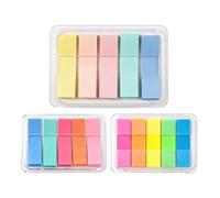 Transparent Page Markers & Flags -Book Tabs|Clear Index Note Stickers Annotating Ţabs | Ţransparent Colorful Writable Aesthetic,for Binders Notebooks School Office Document Indexing