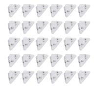 Transparent Paper Clips, Triangle Book Clamps, 30 Pieces with File Holding