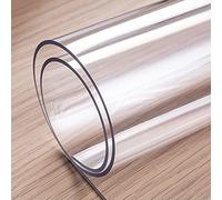 Transparent Plastic Carpet Protector Vinyl Roll Clear Plastic Table Cover, Washable & Cuttable PVC Carpet Cover for Kitchen Living Room Office, 2mm Thick - Wide 40cm/50cm/60cm ( Size : 40x40cm/15.7x15