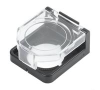 Transparent Push Button Cover 22mm IP65 Dustproof | IP65 rated, transparent flip design, prevents accidental touch, keeps out dust moisture, clear visibility