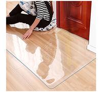 Transparent PVC Chair Mat 75x120cm - Carpet Floor Protector for Office & Home Waterproof Clear Desk Mat 70x120cm (27.6x47.2in) - Ideal for Heavy Use