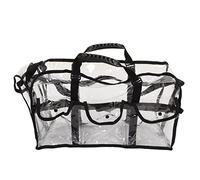 Transparent Shoulder Bag | Large Capacity Clear Tote for Travel/Beach/Stadium | Multi - Pocket PVC Purse for Women, Work & Essentials