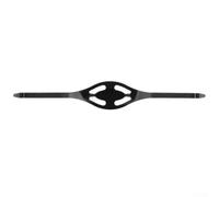Transparent Silicone Diving Goggle Strap 57cm Flexible(Black) | High-grade silicone, adjustable length, fits most , black color, for scuba