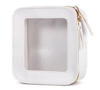 Transparent Small Make Up Bag Durable PU Travel Cosmetic Organizer Pouch