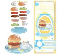 Transparent Stackable Stickers, 3d Cute Waterproof Decals, Decorative Stickers Set, Phone Case Scrapbook, Planner Notebook Diary Journal Water Bottle Diy Decoration 7.87x3.54in