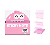 Transparent Sticky Pull Out Sticky Notes (Peach)