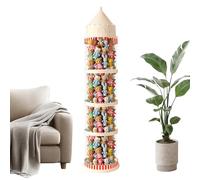 Transparent Stuffed Animal Storage Tube, Dustproof Aesthetic Doll Organizer with Castle Design for Living Room, Bedroom, Nursery, Dorm, Playroom, Toddler Space, Garage, and Balcony Display