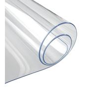 Transparent Table Protector - Frosted Mat 0.7mm Thick, Clear Desk Cover Shield Offering Defense, Flexible Furniture Protection Layer Enhancing Durability | Kitchen Worktops, Home Furniture Car