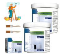 Transparent Waterproof Coating for Indoor & Outdoor, 3.52oz Waterproof Sealant Clear, Invisible Waterproof Agent, for Roofs, Walls, Garden, Terraces, Cracks, Concrete, Woods (2)