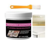 Transparent Waterproof Sealant - 100G Invisible Repair Coating | Strong Crack Fix Adhesive For Bathroom, Shower, Kitchen, Wall, Tile, Sink, Window, Basement, Outdoor, RV, Or Toilet Use