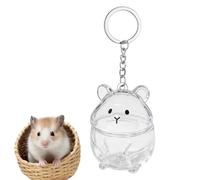 Transparenter Katzenhaar-Schlüsselanhänger - Behälter-Gedenktaschen-Anhänger, Welpen-Haarbox-Schlüsselanhänger-Anhänger | Anhänger Für Katzen Und Hunde, Geldbörse, Rucksack, Geldbörse, Auto, Rückspieg