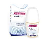 Transpimed Axilla Extrem Antitranspirante Deodorante per Ascelle 75 ml Roll On con Estratto di Corteccia di Quercia