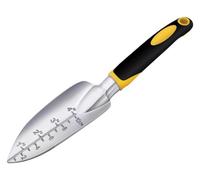 Transplantoir Set di utensili manuali da giardinaggio in alluminio, confezione da 3, con pala, rastrello e guanti da giardinaggio.