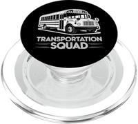 Transportation Squad divertente autista di autobus torna a scuola PopSockets PopGrip per MagSafe
