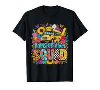 Transportation Squad School Bus Driver Back To School Maglietta