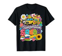 Transportation Squad School Bus Driver Back To School Maglietta