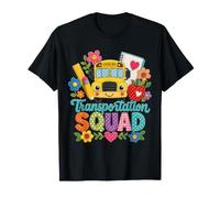 Transportation Squad School Bus Driver Back To School Maglietta