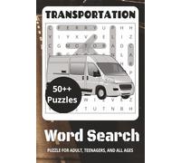 Transportation Word Search Puzzle Book: Easy to Read Print | 6 x 9 inches, 144 pages | 70+ puzzles - Gift for Vacations, Holidays, and Relaxing Times