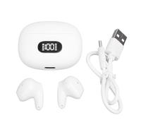 Transportatore del linguaggio auricolare Stereo Sound Translation Dispositivo di traduzione in tempo reale Comunicazione multilingue per lo studio di viaggio Business in plastica (Bianco)