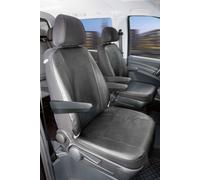 Transporter Coprisedili in similpelle per Mercedes-Benz Viano/Vito, 2 sedili anteriori singoli (con bracciolo a destra e a sinistra)