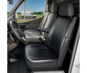 Transporter Coprisedili in similpelle per Opel Combo D, 1 sedile singolo conducente (bracciolo a destra)