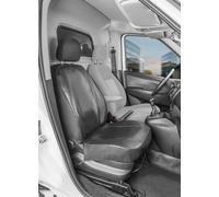 Transporter Coprisedili in similpelle per Opel Combo D, 1 sedile singolo passeggero anteriore (incavo del bracciolo a sinistra)