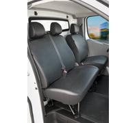 Transporter Coprisedili in similpelle per Renault Trafic II, Opel Vivaro, Nissan Primastar, sedile singolo e doppio