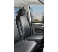 Transporter Coprisedili in similpelle per VW T5, 1 sedile anteriore singolo (con bracciolo)