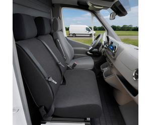 Transporter Coprisedili in tessuto per VW T5, doppia panca anteriore pieghevole
