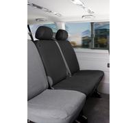 Transporter Coprisedili in tessuto per VW T5, doppia panca posteriore